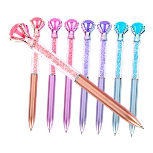 SOIMISS 8 Stück Ergonomische Kugelschreiber mit Kreativem Diamant Design Multifunktionale Stifte für Büro Schule und Zuhause Blau Gold Rosa SOIMISS 8 Stück Ergonomische Kugelschreiber mit Kreativem Diamant Design Multifunktionale Stifte für Büro Schule und Zuhause Blau Gold Rosa von SOIMISS