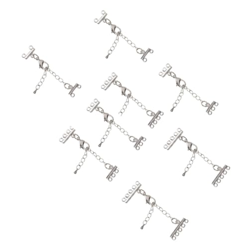 SOIMISS 8 Stück Kettenverlängerung Teiliges Set Verstellbare Schmuckverbinder für Armbänder und Langlebig und Praktisch für DIY Schmuckprojekte SOIMISS 8 Stück Kettenverlängerung Teiliges Set Verstellbare Schmuckverbinder für Armbänder und Langlebig und Praktisch für DIY Schmuckprojekte von SOIMISS