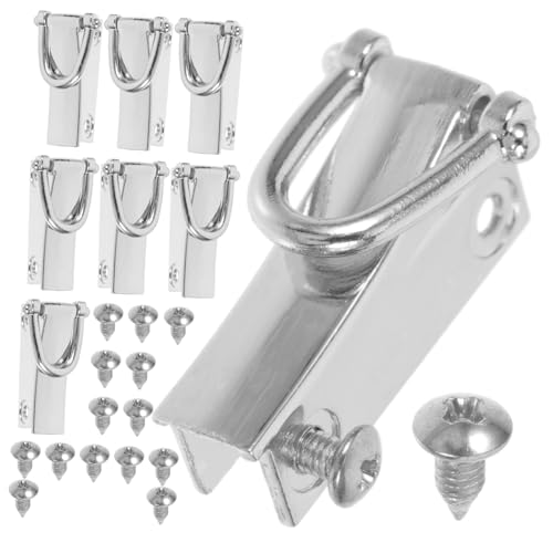 SOIMISS 8 Stück Rotierbare Metall D Ringe Langlebige Schnallen für Taschen Handtaschen DIY Bastelbedarf Installieren Rostfrei und Flexibel von SOIMISS