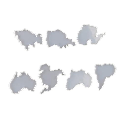 SOIMISS 8 Stück Silikonform Teilig Untersetzer Weiß Wiederverwendbar Flexibel für DIY Harz Epoxidharz Basteln UV Harz Gießform Kristall Tropfen Kunsthandwerk SOIMISS 8 Stück Silikonform Teilig Untersetzer Weiß Wiederverwendbar Flexibel für DIY Harz Epoxidharz Basteln UV Harz Gießform Kristall Tropfen Kunsthandwerk von SOIMISS