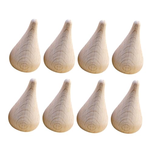 SOIMISS 8 Stück Teiliges DIY Beech Wassertröpfchen Modell Unvollendete Malspielzeuge für Kreative Dekoration für Partys und Bastelprojekte von SOIMISS