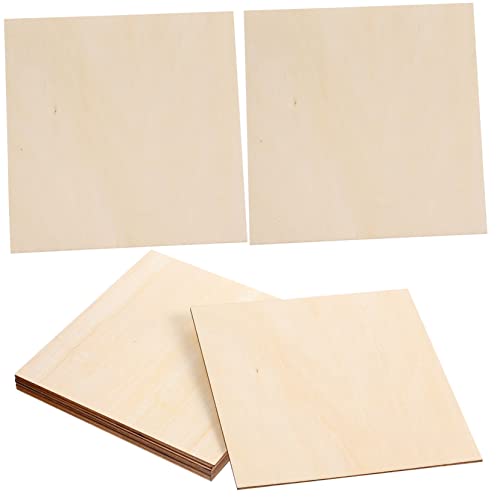 SOIMISS 8 Stück Teiliges DIY Holzscheiben Unbehandelte Holzplatten für Malerei und Bastelarbeiten für Kreative Projekte Hochzeiten und Feste von SOIMISS