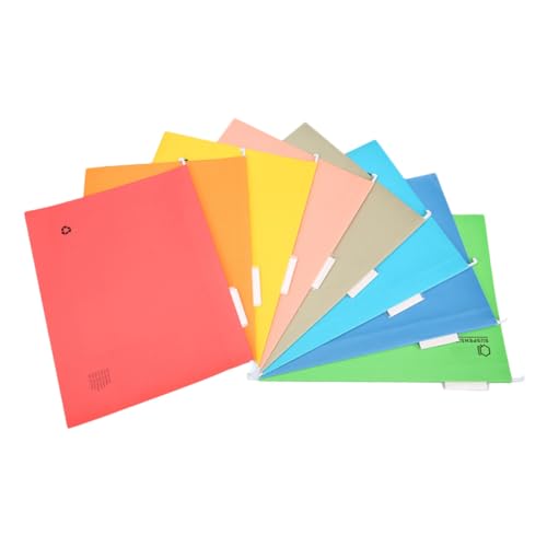 SOIMISS 8 Stück Teiliges Hängemappen aus Robustem Papier mit Metallrahmen Widerstandsfähiger Dokumentenhalter für Papiere Praktischer Papier Organizer für Büro und Schreibtisch Inklusive von SOIMISS