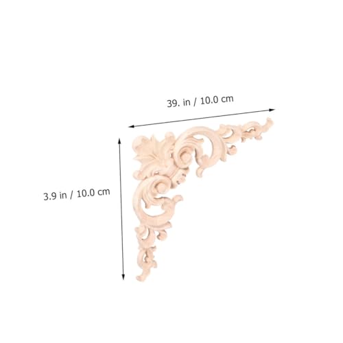 SOIMISS 8 Stück Teiliges Holzornamente aus Massivem Holz Geschnitzte Holzapplikationen für Möbel und Türen Vintage Stil Langlebig und Bemalbar Dekorative Eckverzierungen für SOIMISS 8 Stück Teiliges Holzornamente aus Massivem Holz Geschnitzte Holzapplikationen für Möbel und Türen Vintage Stil Langlebig und Bemalbar Dekorative Eckverzierungen für von SOIMISS