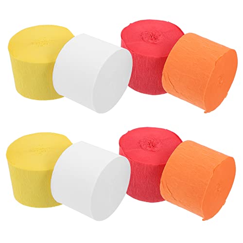 SOIMISS 8 Stück Teiliges Krepppapier Bunte Luftschlangen Vielseitige Partydekoration für Geburtstag Hochzeit Halloween DIY Bastelbedarf Lange Girlanden für Festliche Wand und SOIMISS 8 Stück Teiliges Krepppapier Bunte Luftschlangen Vielseitige Partydekoration für Geburtstag Hochzeit Halloween DIY Bastelbedarf Lange Girlanden für Festliche Wand und von SOIMISS