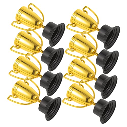 SOIMISS 8 Stück Teiliges Mini Trophäen für Goldene Pokale für Sportwettbewerbe Partys und Auszeichnungen Leicht und Tragbar als Belohnung für Kleine Sieger Wiederverwendbar von SOIMISS