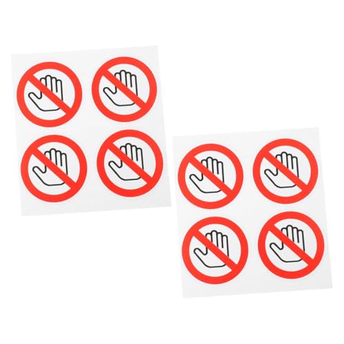 SOIMISS 8 Stück Teiliges Sicherheitsetiketten Nicht Berühren Selbstklebend Robuste Warnaufkleber für Maschinen und Industrie Klare Unfallverhütung Vielseitig für Werkstatt Lager Büro SOIMISS 8 Stück Teiliges Sicherheitsetiketten Nicht Berühren Selbstklebend Robuste Warnaufkleber für Maschinen und Industrie Klare Unfallverhütung Vielseitig für Werkstatt Lager Büro von SOIMISS