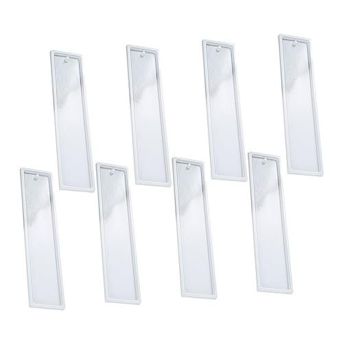 SOIMISS 8 Stück Teiliges Silikon Lesezeichenform Rechteckige DIY Epoxidharz Gießform mit Flexible Langlebige und Rückstandsfreie Silikonform für Handgemachte Lesezeichen SOIMISS 8 Stück Teiliges Silikon Lesezeichenform Rechteckige DIY Epoxidharz Gießform mit Flexible Langlebige und Rückstandsfreie Silikonform für Handgemachte Lesezeichen von SOIMISS