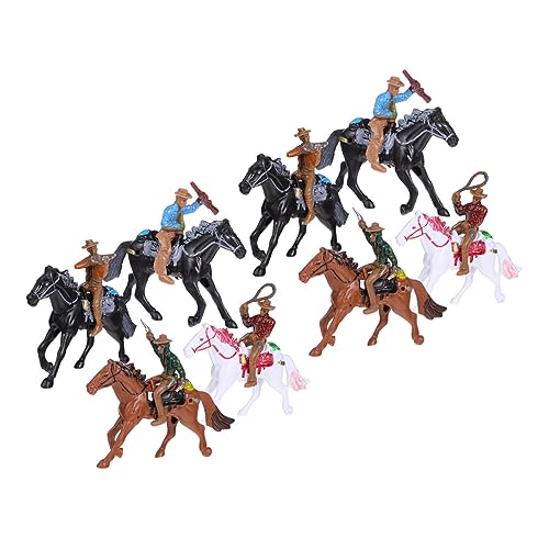 SOIMISS 8 Stück Teiliges Western Cowboy Modell aus Kunststoff Tischdekoration für Kinderpartys Fördert die Fantasie und Sorgt für Stundenlangen Spielspaß Zufällige Farbe SOIMISS 8 Stück Teiliges Western Cowboy Modell aus Kunststoff Tischdekoration für Kinderpartys Fördert die Fantasie und Sorgt für Stundenlangen Spielspaß Zufällige Farbe von SOIMISS