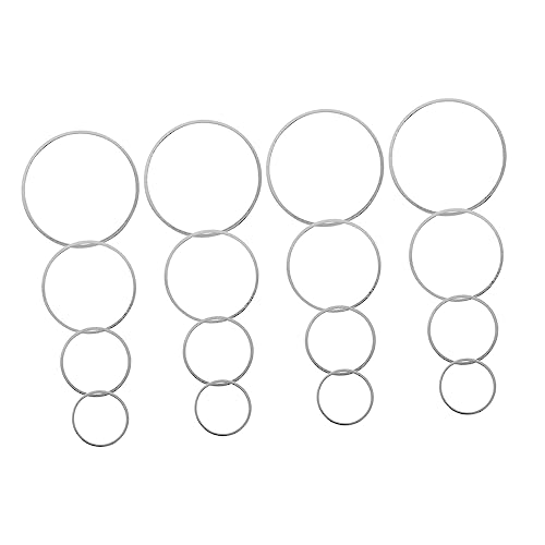 SOIMISS 80 Stück DIY Kupfer Ohrringe Ringe Bead Hoops Teiliges für Schmuckherstellung Runde Anhänger für Armbänder und Bastelprojekte für Kreative Schmuckideen von SOIMISS