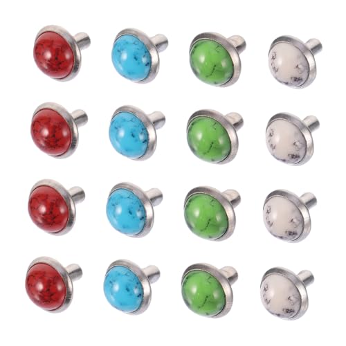 SOIMISS 80 Stück Teiliges DIY Schmuckzubehör mit Türkis Ziernieten für Kleidung und Taschen Rostfreie Metall Nieten zum Selbermachen von Schmuck und Modeaccessoires SOIMISS 80 Stück Teiliges DIY Schmuckzubehör mit Türkis Ziernieten für Kleidung und Taschen Rostfreie Metall Nieten zum Selbermachen von Schmuck und Modeaccessoires von SOIMISS