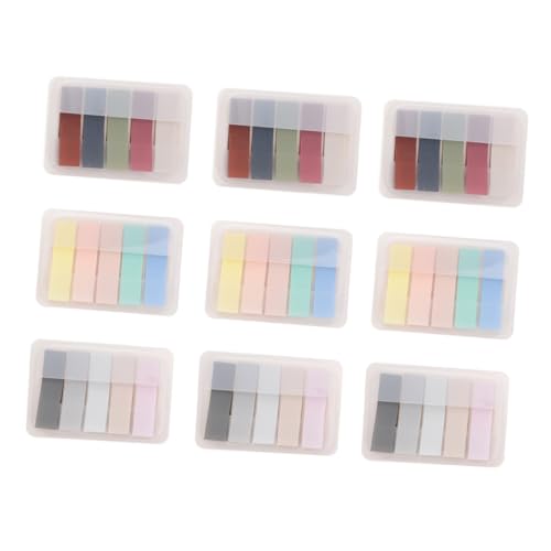 SOIMISS 9 Sätze Bunte Indexmarkierungen Selbstklebende Haftnotizen für Büro Schule und Zuhause Organisieren von Notizen Büchern und Dokumenten Langlebig und Praktisch SOIMISS 9 Sätze Bunte Indexmarkierungen Selbstklebende Haftnotizen für Büro Schule und Zuhause Organisieren von Notizen Büchern und Dokumenten Langlebig und Praktisch von SOIMISS