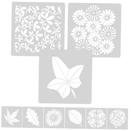 SOIMISS 9 Stück Teiliges Blumen Schablonen für Wandmalerei Wiederverwendbare DIY Malvorlagen Glattem Pet Leicht zu Reinigen Vielseitig für Glatte Oberflächen Kreative Heimdekoration SOIMISS 9 Stück Teiliges Blumen Schablonen für Wandmalerei Wiederverwendbare DIY Malvorlagen Glattem Pet Leicht zu Reinigen Vielseitig für Glatte Oberflächen Kreative Heimdekoration von SOIMISS