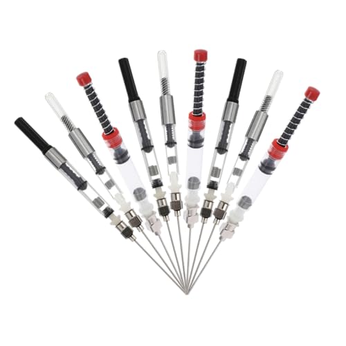 SOIMISS 9 Stück Teiliges Tintenadapter für Füllfederhalter Kompatibel Nachfüllsystem Tintenabsorber mit Nadel für Vielseitige Schreibgeräte SOIMISS 9 Stück Teiliges Tintenadapter für Füllfederhalter Kompatibel Nachfüllsystem Tintenabsorber mit Nadel für Vielseitige Schreibgeräte von SOIMISS