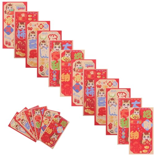 SOIMISS 90 Stück Pferdejahr Rote Umschläge Kreative Muster Robuste Hong Bao Umschläge Lunar Year Packet Für Frühlingsfest Hochzeiten Geburtstage Glückliches Geldtaschen von SOIMISS