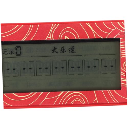 SOIMISS AI Lottozahlen Picker Elektronisches Zahlenziehgerät für Lotteriespiele Tragbarer Manueller Glückszahlen Generator mit Zufallsauswahl Schneller Nummernhelfer für Party und von SOIMISS