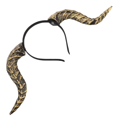 SOIMISS Abnehmbares Vintage Gothic Teufelshorn Cosplay Zubehör für Halloween Viking Kostüme und Fantasy Verkleidung Komfortables Party-accessoire SOIMISS Abnehmbares Vintage Gothic Teufelshorn Cosplay Zubehör für Halloween Viking Kostüme und Fantasy Verkleidung Komfortables Party-accessoire von SOIMISS
