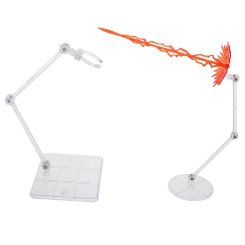 SOIMISS Actionfiguren Basis mit Zubehör Stabiler Puppenständer für Modelle Transparente Display Basis für Actionfiguren Futuristisches Design für Sammler SOIMISS Actionfiguren Basis mit Zubehör Stabiler Puppenständer für Modelle Transparente Display Basis für Actionfiguren Futuristisches Design für Sammler von SOIMISS