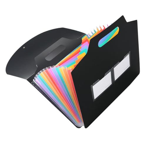 SOIMISS Aktenordner Tragbare Fächermappe mit Fächern für Dokumente aus Reißfestem Material für Büro Schule und Unterwegs Dokumentenorganizer mit Regenbogen SOIMISS Aktenordner Tragbare Fächermappe mit Fächern für Dokumente aus Reißfestem Material für Büro Schule und Unterwegs Dokumentenorganizer mit Regenbogen von SOIMISS