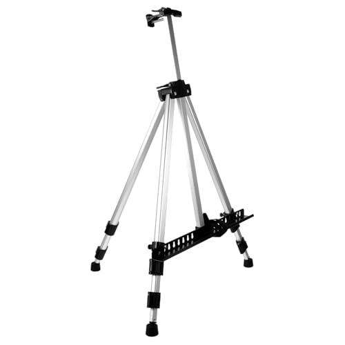 SOIMISS Aluminium Staffelei aus Verschleißfestem Material Klappbar und Verstellbar Stabiler Dreibein Stand für Whiteboard Kunstwerke Präsentationen und Mobile Nutzung SOIMISS Aluminium Staffelei aus Verschleißfestem Material Klappbar und Verstellbar Stabiler Dreibein Stand für Whiteboard Kunstwerke Präsentationen und Mobile Nutzung von SOIMISS