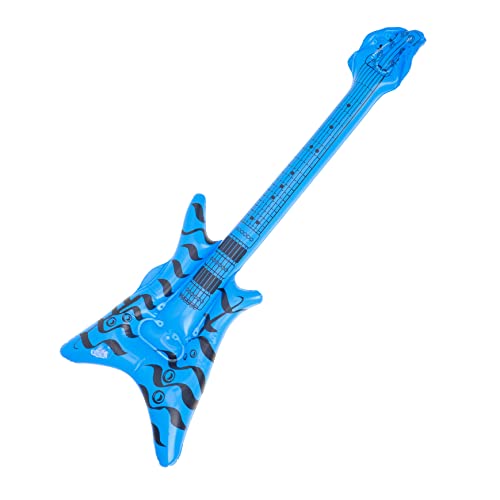 SOIMISS Aufblasbare Gitarre für Jahre Themenpartys Dekorative Luftgitarre aus Hochwertigem Leicht und Tragbar für Festivals und Feiern Zufällige Farben Zufällige Farbe Zufällige Farbe von SOIMISS
