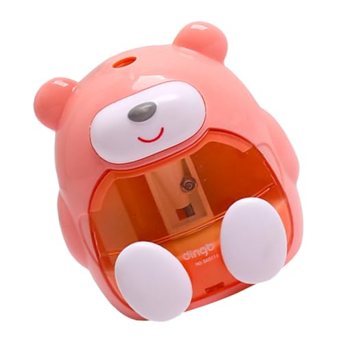 SOIMISS Automatischer Elektrischer Bleistiftspitzer Cartoon bär Design Klein und Tragbar Kinderfreundlich ohne Griff für Schule Büro Zuhause Geeignet als Zufällige Farbe Zufällige Farbe SOIMISS Automatischer Elektrischer Bleistiftspitzer Cartoon bär Design Klein und Tragbar Kinderfreundlich ohne Griff für Schule Büro Zuhause Geeignet als Zufällige Farbe Zufällige Farbe von SOIMISS