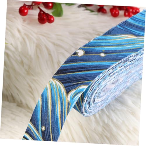 SOIMISS Baumwollband Bunt Bedruckt Glatt Gewebtes Schleifenband für DIY Basteln Hochzeit Schmuckherstellung und Dekoration Blau Langlebig und Vielseitig Einsetzbar SOIMISS Baumwollband Bunt Bedruckt Glatt Gewebtes Schleifenband für DIY Basteln Hochzeit Schmuckherstellung und Dekoration Blau Langlebig und Vielseitig Einsetzbar von SOIMISS