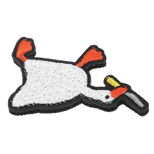 SOIMISS Bestickter Cartoon Gans Aufnäher Bügelflicken DIY Kleidung Sticker Taktisch Unregelmäßige Form Strapazierfähig und Modisch für Rucksäcke Jacken und Kissen SOIMISS Bestickter Cartoon Gans Aufnäher Bügelflicken DIY Kleidung Sticker Taktisch Unregelmäßige Form Strapazierfähig und Modisch für Rucksäcke Jacken und Kissen von SOIMISS