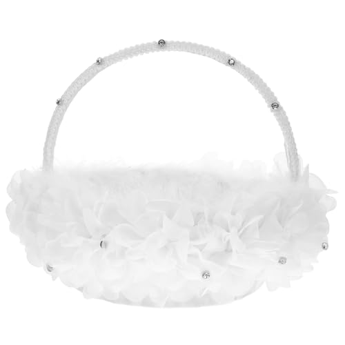 SOIMISS Blumenmädchenkorb Hochzeit Weißer Spitze Blumenkorb Hochzeiten- Partybedarfarf SOIMISS Blumenmädchenkorb Hochzeit Weißer Spitze Blumenkorb Hochzeiten- Partybedarfarf von SOIMISS