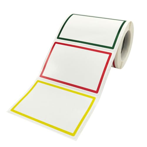 SOIMISS Bunte Selbstklebende Namensetiketten Blanko DIY Aufkleber für Beschriften Sortieren und Bastelprojekte Wasserfest Leicht Beschreibbar Vielseitig für Haushalt und Büro SOIMISS Bunte Selbstklebende Namensetiketten Blanko DIY Aufkleber für Beschriften Sortieren und Bastelprojekte Wasserfest Leicht Beschreibbar Vielseitig für Haushalt und Büro von SOIMISS