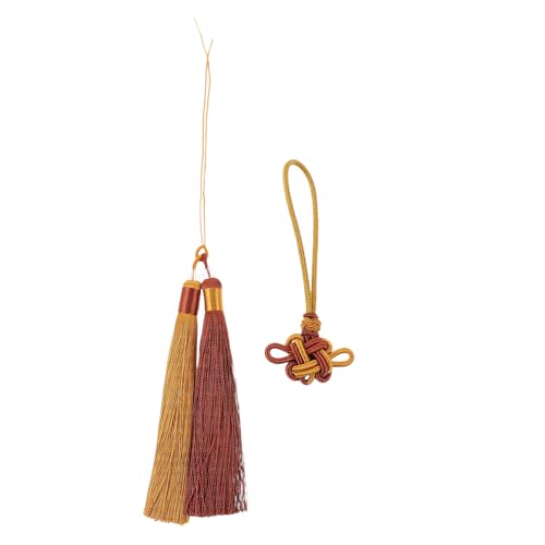 SOIMISS Chinesische Knoten Quaste Anhänger Langlebig Abriebfest DIY Handwerk Dekoration für Fächer Schmuck und Auto Modisch Vielseitig Hellfarbig Traditioneller Stil mit Zartem Design SOIMISS Chinesische Knoten Quaste Anhänger Langlebig Abriebfest DIY Handwerk Dekoration für Fächer Schmuck und Auto Modisch Vielseitig Hellfarbig Traditioneller Stil mit Zartem Design von SOIMISS