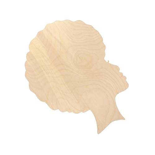 SOIMISS DIY Holzschablone für Kreative Dekoration Afrikanisches Mädchen Design Langlebig Wiederverwendbar für Bastelprojekte und Personalisierte von SOIMISS