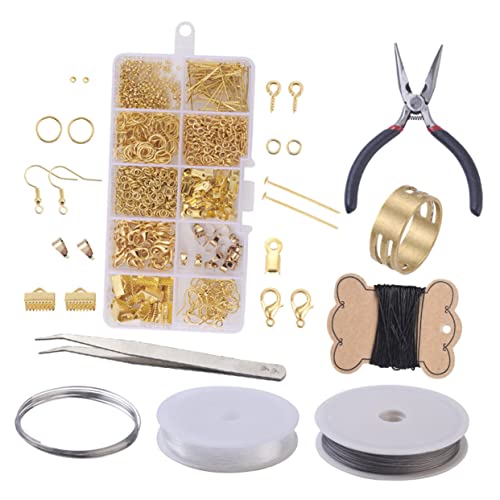 SOIMISS DIY Metall Ohrstecker Set mit Werkzeug Handgemachte Ohrringe Zubehör für Schmuckgestaltung für und Besondere Anlässe Goldenes Set SOIMISS DIY Metall Ohrstecker Set mit Werkzeug Handgemachte Ohrringe Zubehör für Schmuckgestaltung für und Besondere Anlässe Goldenes Set von SOIMISS