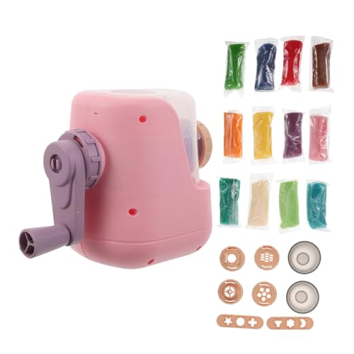 SOIMISS DIY Nudelmaschine für Knetmasse Extruder Lebensmittelechte Modelliermasse Küchenspielzeug Kreatives Basteln Motorik und Fantasie von SOIMISS