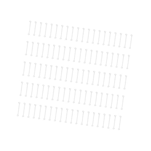 SOIMISS DIY Ohrring Zubehör Weiß K Verbindung Metall Ohrring Basteln für Frauen Stilvolle Mode Ohrringe Selber Machen Reparatur Zubehör von SOIMISS