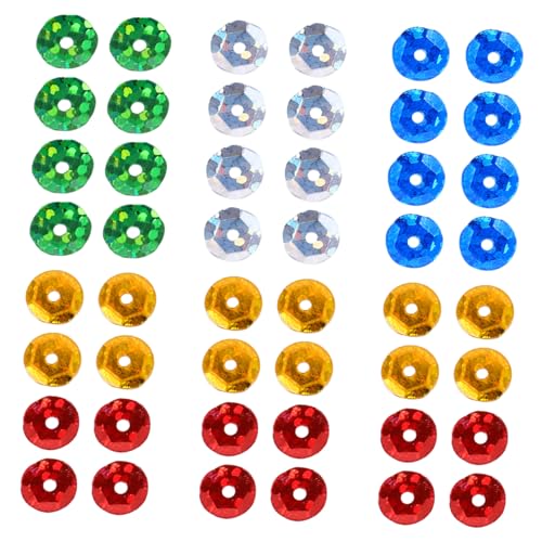 SOIMISS DIY Schmuck Pailletten Mix Bunte Unregelmäßige glitzerflocken Hochwertige Langlebige Kunststoff perlen für Bekleidungs Bastelverzierung von SOIMISS