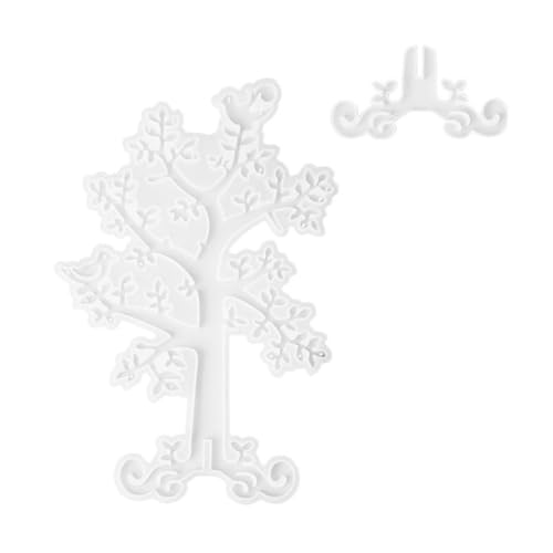 SOIMISS DIY Schmuckhalter Silikonform Baumzweig mit Vogel für Epoxidharz Schmuckständer Wiederverwendbar Glatte Oberfläche Geeignet für Ohrstecker und Schmuckdisplay Einfache Reinigung SOIMISS DIY Schmuckhalter Silikonform Baumzweig mit Vogel für Epoxidharz Schmuckständer Wiederverwendbar Glatte Oberfläche Geeignet für Ohrstecker und Schmuckdisplay Einfache Reinigung von SOIMISS