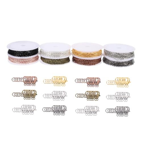 SOIMISS DIY Schmuckketten mit Hummerverschluss und Verbindungselementen Farben für Armbänder und Anhänger für Schmuckherstellung und Kreative Bastelprojekte SOIMISS DIY Schmuckketten mit Hummerverschluss und Verbindungselementen Farben für Armbänder und Anhänger für Schmuckherstellung und Kreative Bastelprojekte von SOIMISS