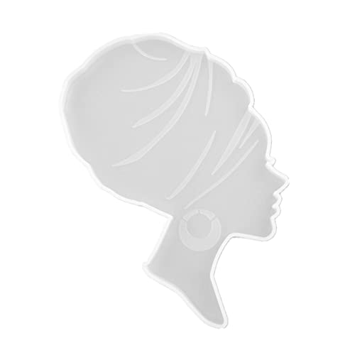 SOIMISS DIY Silikonform Lady Shape Untersetzer Gießform für Epoxidharz Unregelmäßiges Tablett für Einzigartige Harzkunst Wiederverwendbar Leicht zu Reinigen Langlebig für von SOIMISS