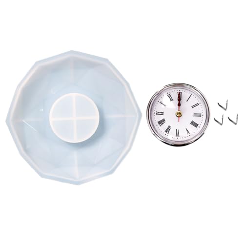 SOIMISS DIY Silikonform für Polygon Uhr DIY Handwerk Gießform Langlebig Flexibel Geeignet für Epoxidharz Basteln Uhrzeigerscheibe und Federn für Uhrenherstellung SOIMISS DIY Silikonform für Polygon Uhr DIY Handwerk Gießform Langlebig Flexibel Geeignet für Epoxidharz Basteln Uhrzeigerscheibe und Federn für Uhrenherstellung von SOIMISS