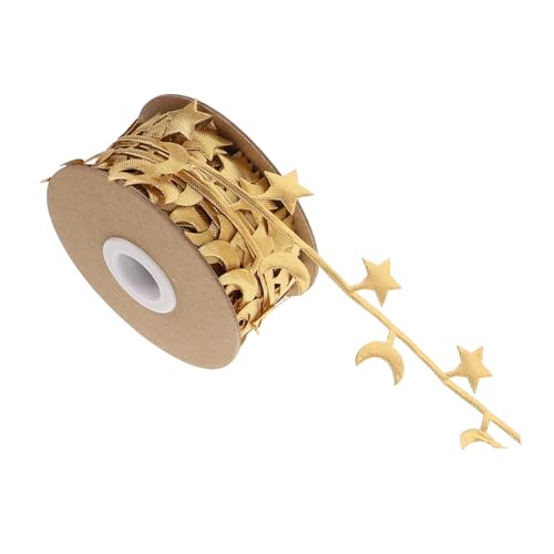 SOIMISS Dekoratives Stern Mond Band für Geschenkverpackung Kranzherstellung Vielseitige DIY Bänder für Hochzeit Geburtstag Weihnachten Stilvolle Langlebige Festtagsdekoration SOIMISS Dekoratives Stern Mond Band für Geschenkverpackung Kranzherstellung Vielseitige DIY Bänder für Hochzeit Geburtstag Weihnachten Stilvolle Langlebige Festtagsdekoration von SOIMISS
