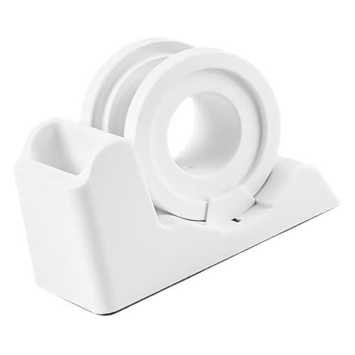 SOIMISS Desktop Klebebandabroller für Kleine Stabiler Tape Spender mit Cutter Weißer Aufkleberhalter für Büro und Haushalt Schreibtischzubehör für Klebeband und Sticker SOIMISS Desktop Klebebandabroller für Kleine Stabiler Tape Spender mit Cutter Weißer Aufkleberhalter für Büro und Haushalt Schreibtischzubehör für Klebeband und Sticker von SOIMISS