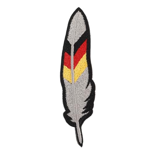 SOIMISS Deutschland Flagge Bestickter Patch Mehrfunktionaler Ersatz Haken Schlaufen Aufnäher Federförmig Strapazierfähig Weich Vielseitig für Kleidung Rucksack Mantel Hose Shirt Einfach SOIMISS Deutschland Flagge Bestickter Patch Mehrfunktionaler Ersatz Haken Schlaufen Aufnäher Federförmig Strapazierfähig Weich Vielseitig für Kleidung Rucksack Mantel Hose Shirt Einfach von SOIMISS