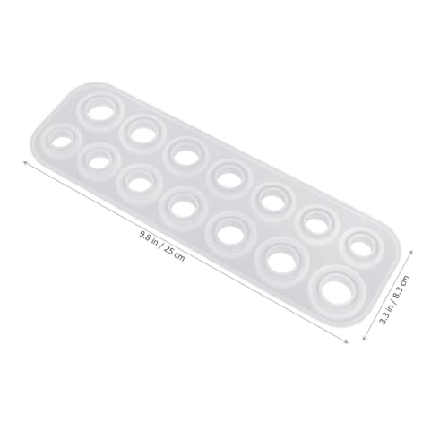 SOIMISS Diy Silikon Ringform für Epoxidharz Wiederverwendbare Schmuck Gießform für Fingerringe Einfach zu Trennen Langlebig Klebend für Schmuckprojekte von SOIMISS