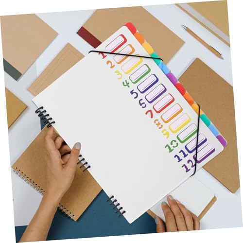 SOIMISS Dokumentenmappe Lagig mit Trennblättern Portabler PP Ordner mit Taschen Leichter Fächermappe für Dokumente Organisieren Vielseitiger Büro und Schulordner Weiß SOIMISS Dokumentenmappe Lagig mit Trennblättern Portabler PP Ordner mit Taschen Leichter Fächermappe für Dokumente Organisieren Vielseitiger Büro und Schulordner Weiß von SOIMISS