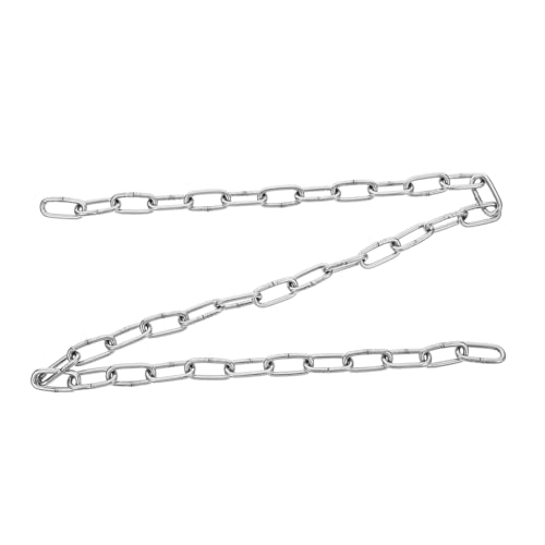 SOIMISS Edelstahlkette 201 Edelstahl Verschlusskette Kettenglied Silber Hängekette von SOIMISS