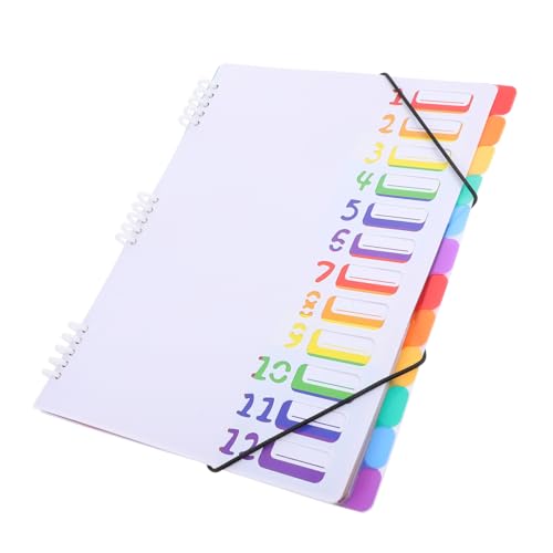 SOIMISS Erweiterbarer Dokumentenordner Fächer aus Strapazierfähigem PP Material Weiß Großer Kapazität Minimalistisches Design für Schule Büro und Zuhause Vielseitiger Projekt und SOIMISS Erweiterbarer Dokumentenordner Fächer aus Strapazierfähigem PP Material Weiß Großer Kapazität Minimalistisches Design für Schule Büro und Zuhause Vielseitiger Projekt und von SOIMISS