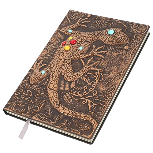 SOIMISS Exquisites Leder Notizbuch Individuelles Prägungsdesign für Schüler und Büroangestellte Robustes Tagebuch für Notizen To Do Listen Inspiration von SOIMISS