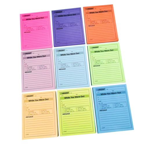 SOIMISS Farben Haftnotizen Set Praktische Selbstklebende Notizzettel für Büro Schule und Zuhause für Erinnerungen Planung und Organisation Multifunktionale Memo Sticker für Studenten und von SOIMISS
