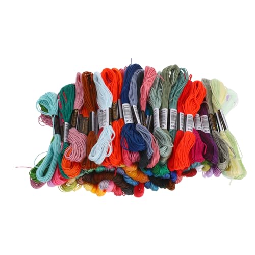 SOIMISS Farben Stickgarn Set Vielseitiges Reißfestes Baumwoll Stickgarn für Kreuzstich Diy Handwerksprojekte Freundschaftsbänder Heimdekoration und Nähbedarf von SOIMISS